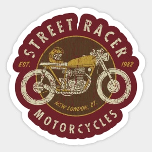 Street Racer Motorcycles 1982 Sticker